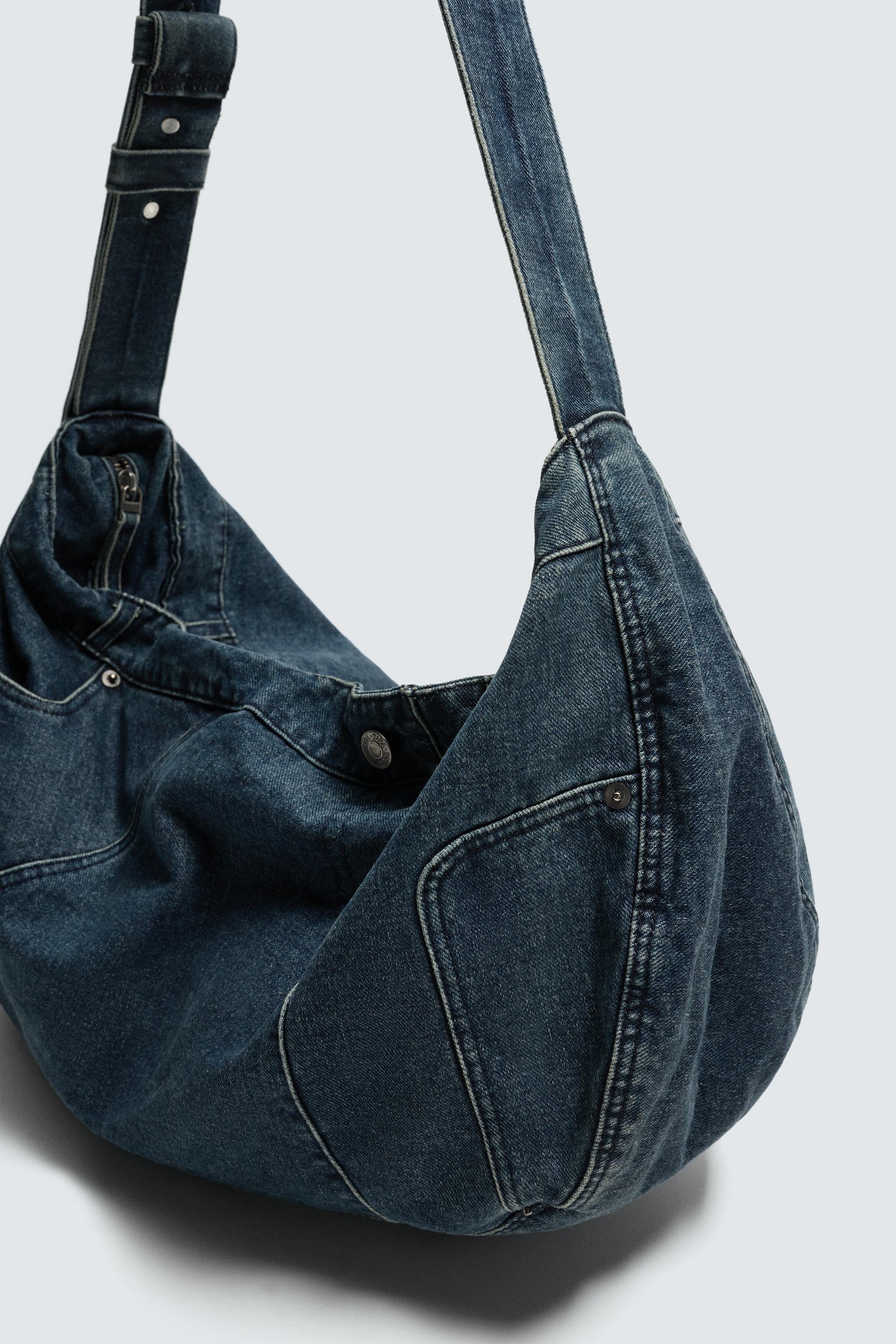 デニムショルダーバッグ - ブルー | ZARA Japan / 日本
