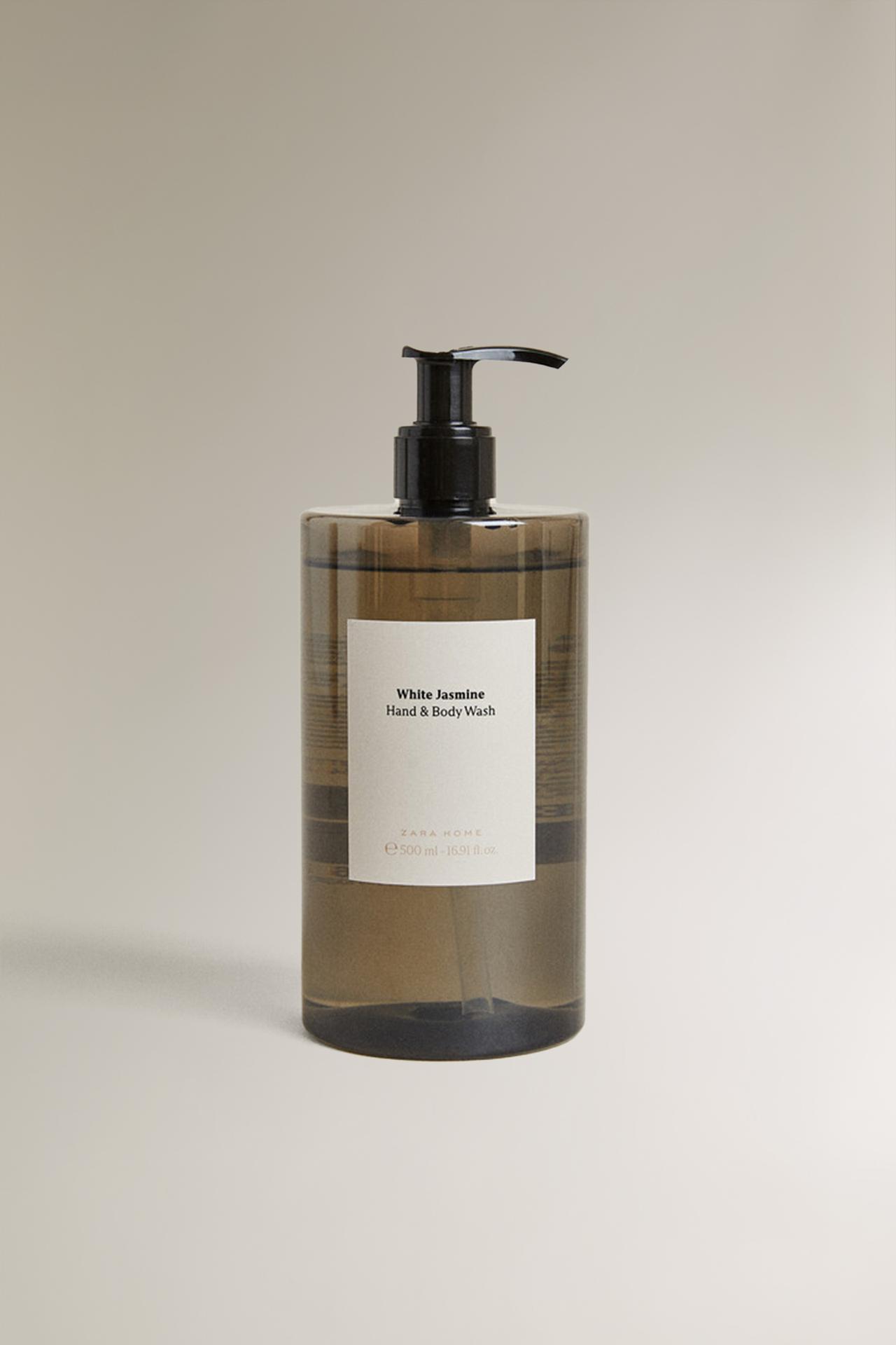 (500 ML) WHITE JASMINE LIQUID HAND AND BODY SOAP — White