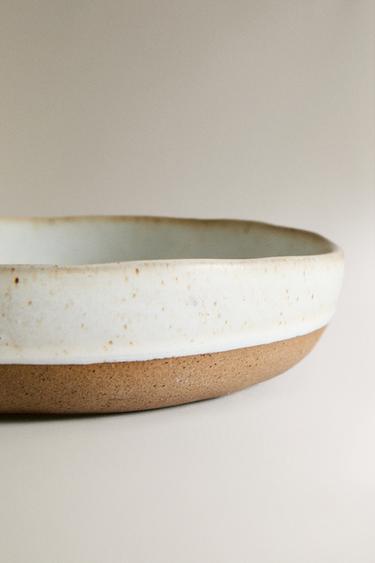 BOWL WITH RAISED DESIGN - Oyster-white by Zara - Image 3