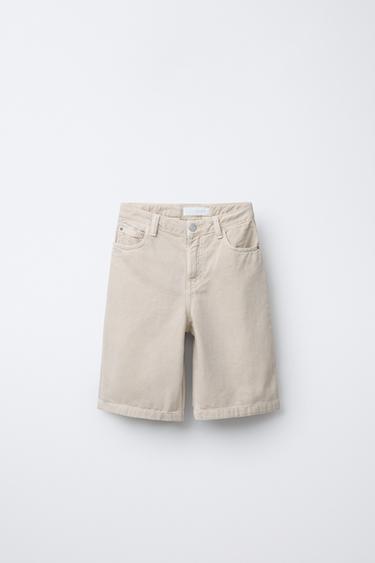 BERMUDA RELAXED FIT - Tostado de Zara - Imagen 0
