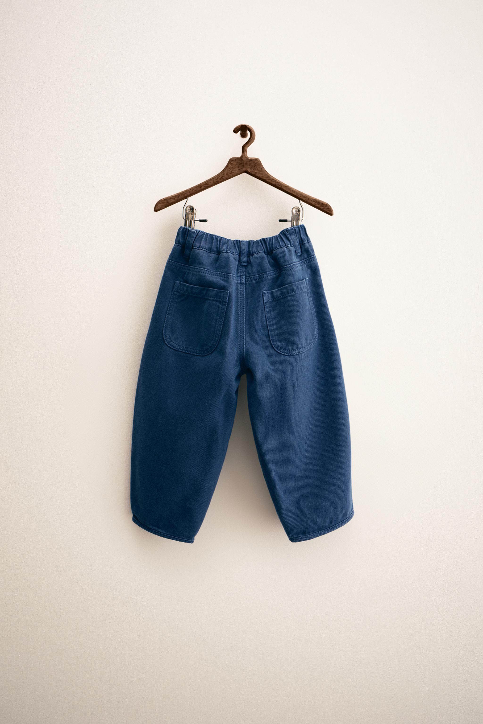ZARA TIMELESS - WOOL BLEND TWILL BALLOON PANTS - Light