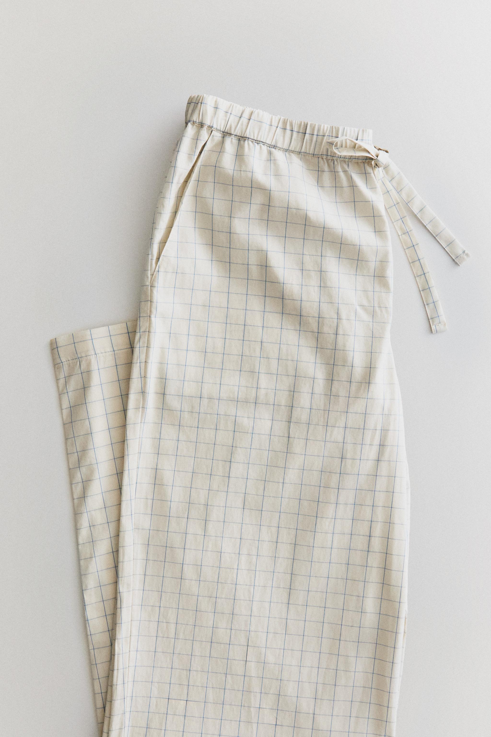 CHECKED PANTS