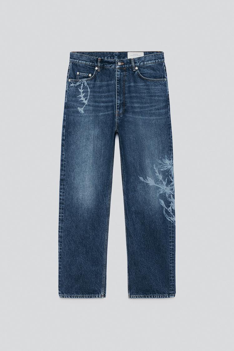Jeans loose fit estampados