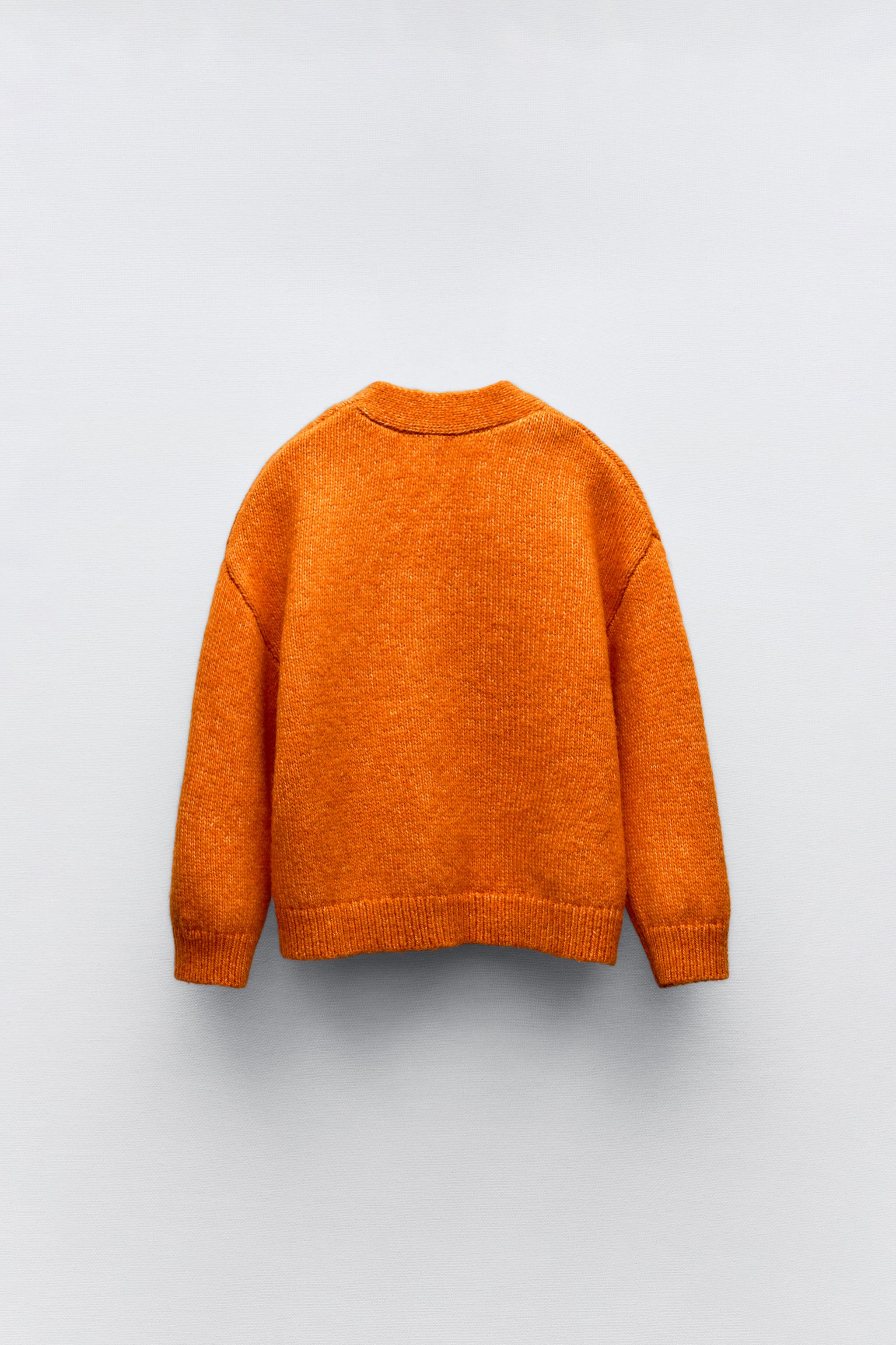 Orange cardigan australia best sale