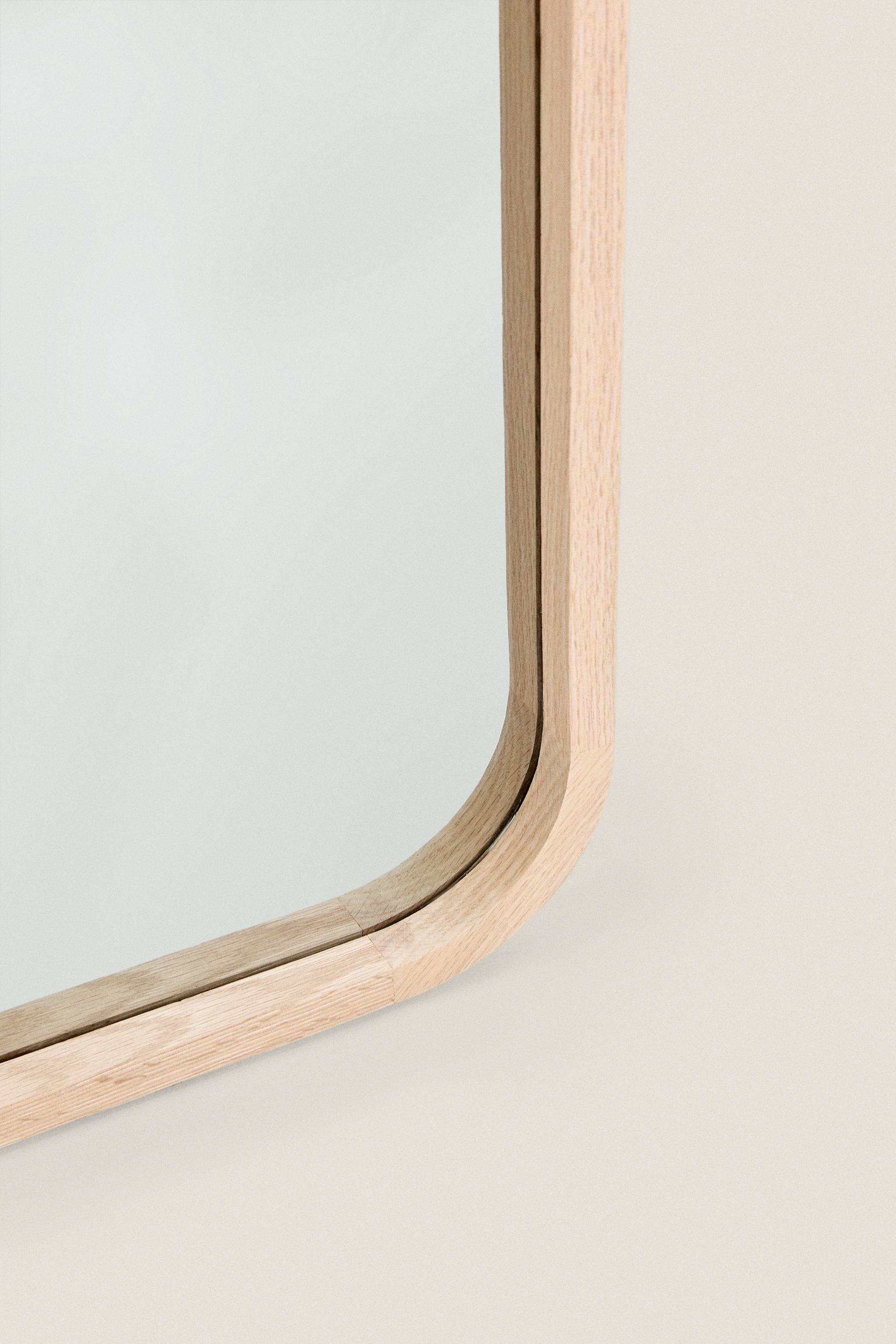 LARGE FULL LENGTH MIRROR WITH ROUNDED FRAME