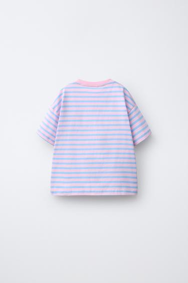 T-SHIRT RAYURES MICKEY & MINNIE MOUSE © DISNEY - Rayures de Zara - Image 1