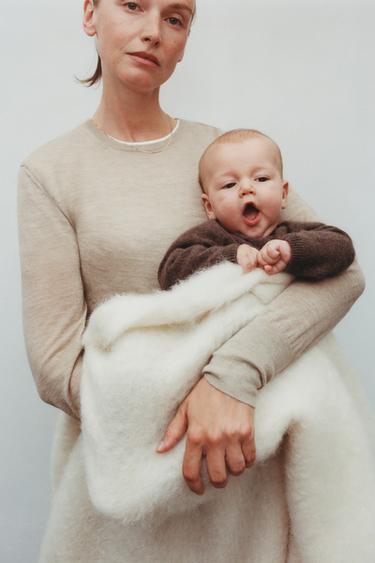 100% CASHMERE SWEATER - Brown by Zara