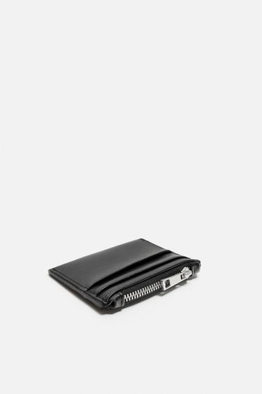 PLAIN CARD HOLDER - Black by Zara - Image 1