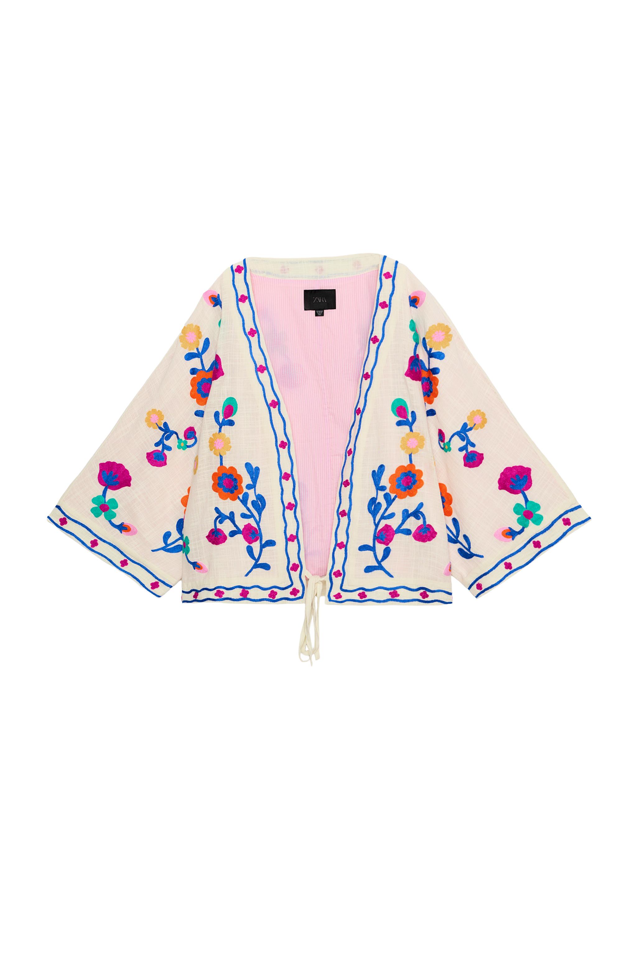 KIMONO BORDADOS FLORES
