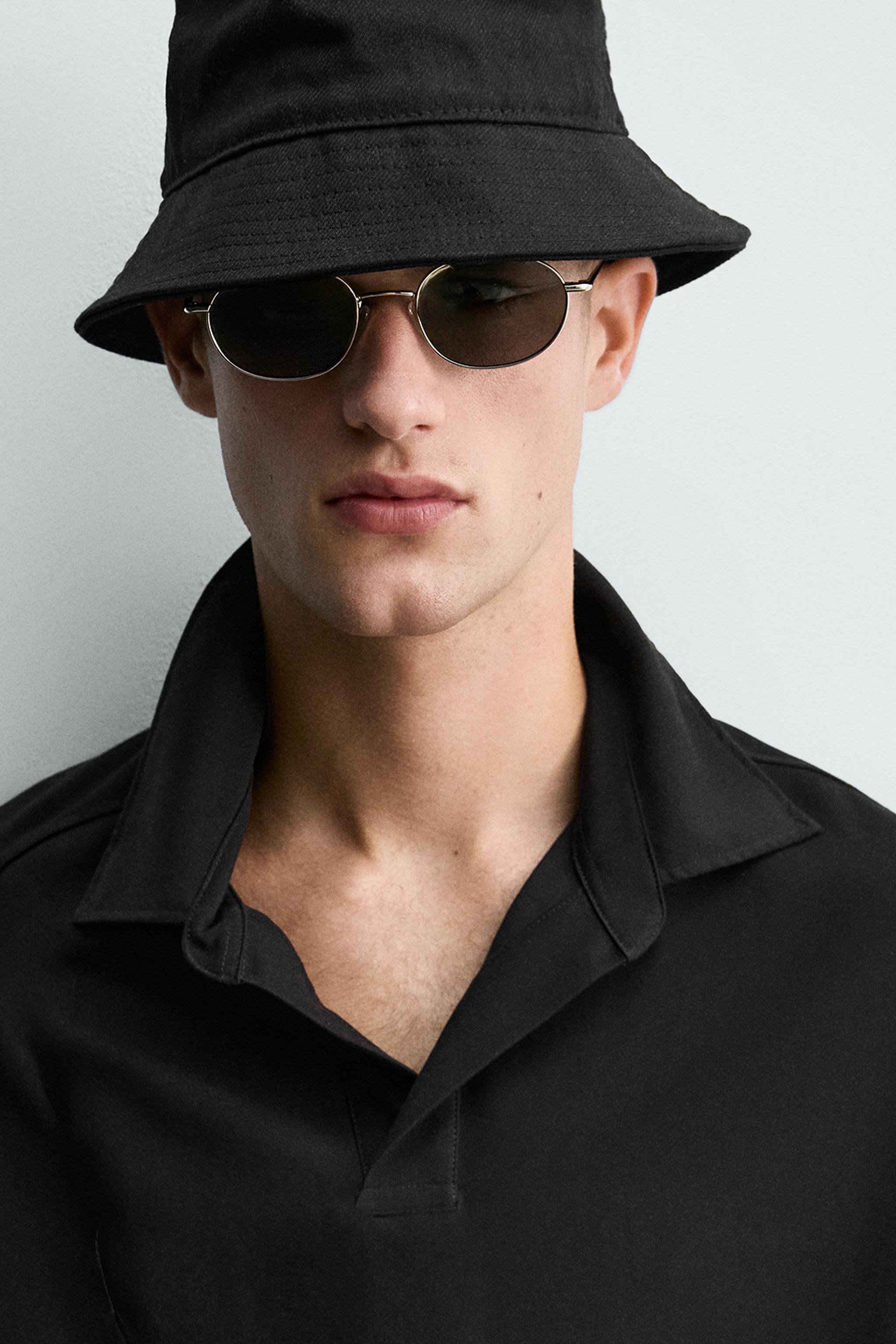 Мужские рубашки Zara RELAXED FIT FLOWY POLO SHIRT — фото 6