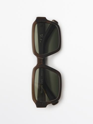 Zara Rectangular sunglasses - Green