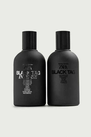 BLACK TAG EDP +  BLACK TAG INTENSE EDP 2 X100ML (3.38 FL.OZ) - TINTED LEATHER de Zara