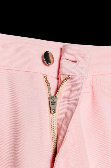 Z1975 HIGH-WAIST WIDE-LEG JEANS - Pink by Zara