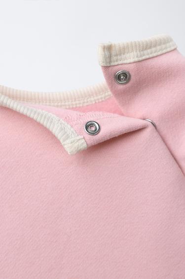 BARBOTEUSE LISERÉS CONTRASTÉS - Rose de Zara - Image 3