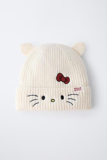HELLO KITTY © SANRIO KNIT HAT - Ice by Zara - Image 3