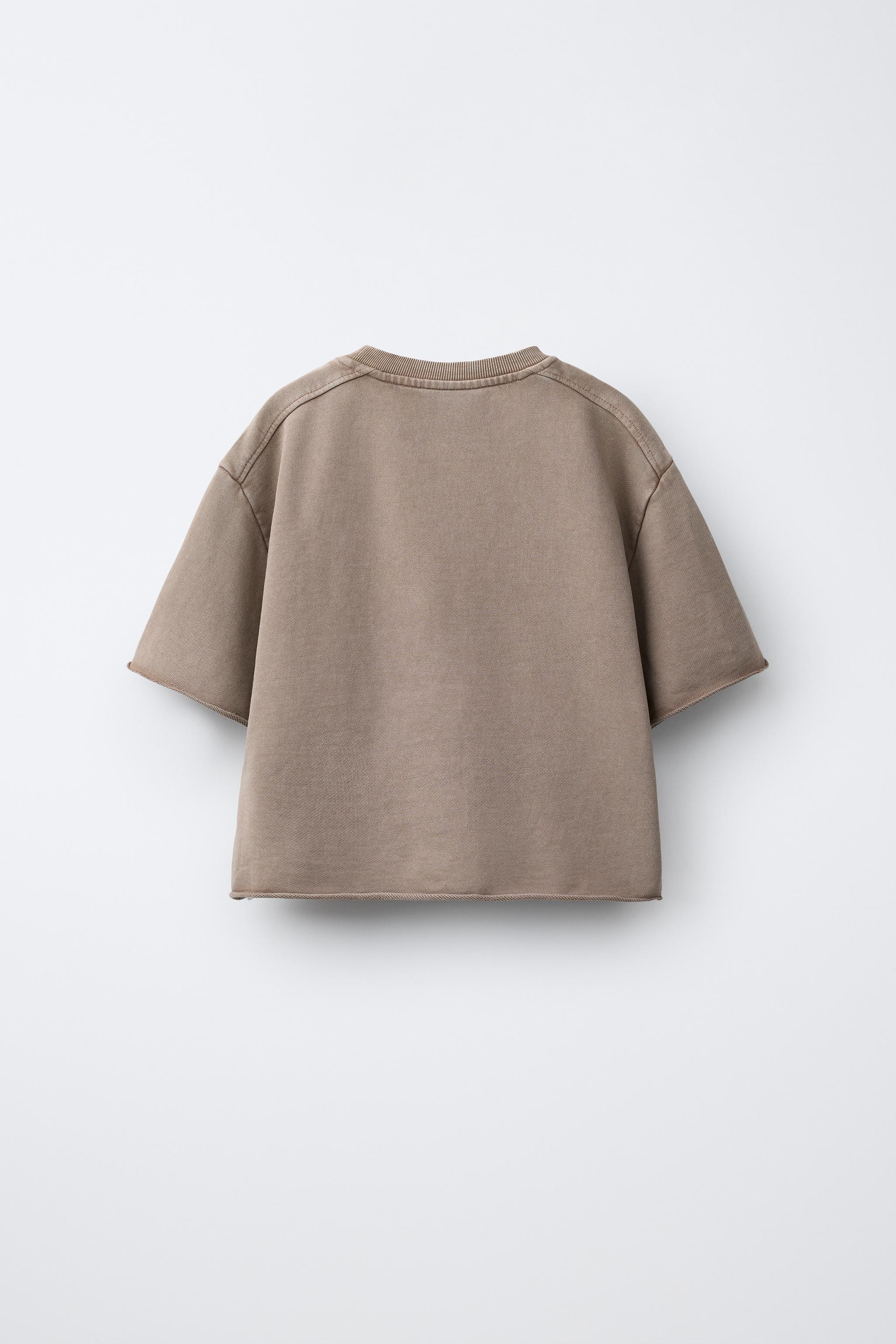 T-SHIRT JOGGING EFFET DÉLAVÉ
