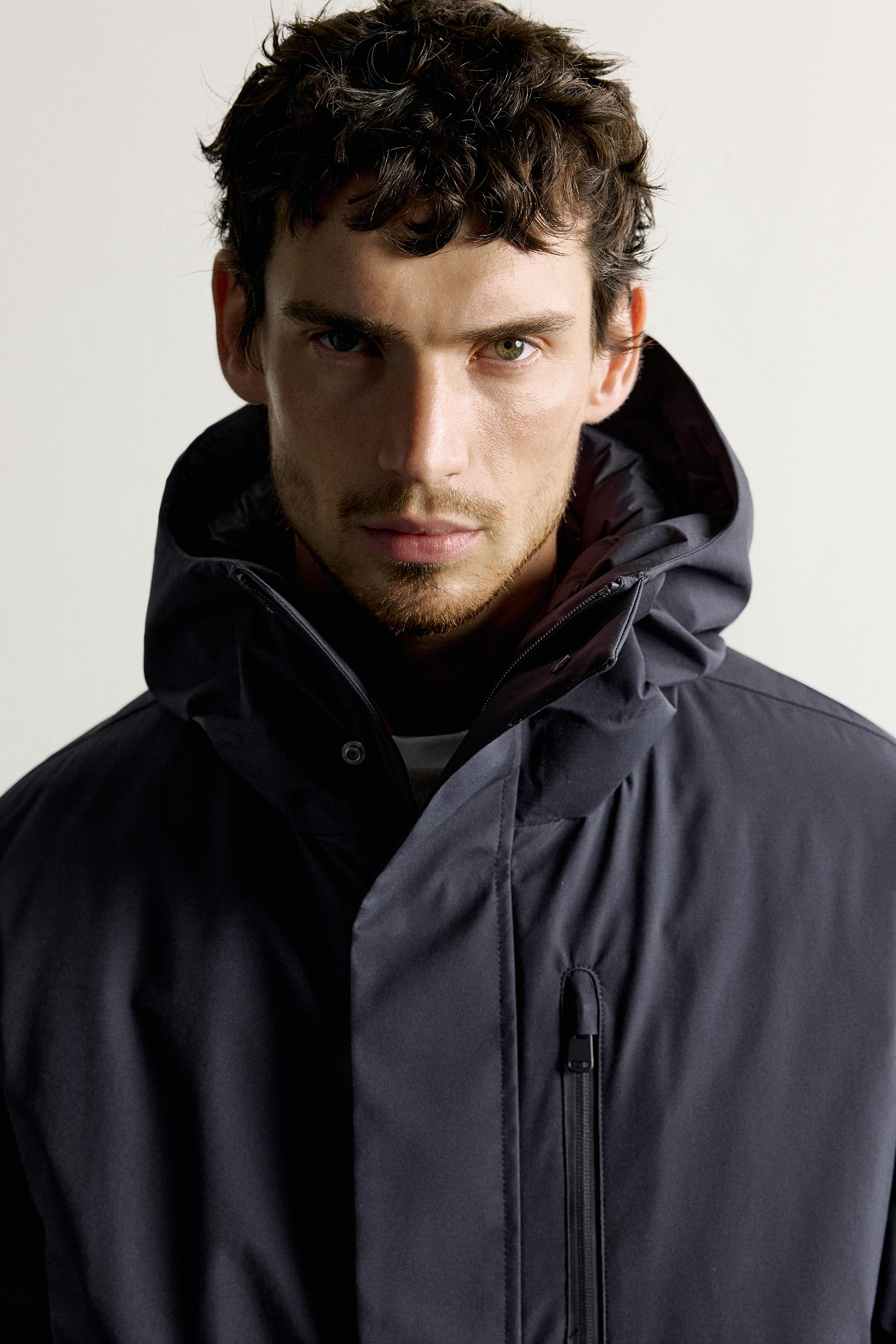 WATER REPELLENT TECHNICAL HOODIE PARKA