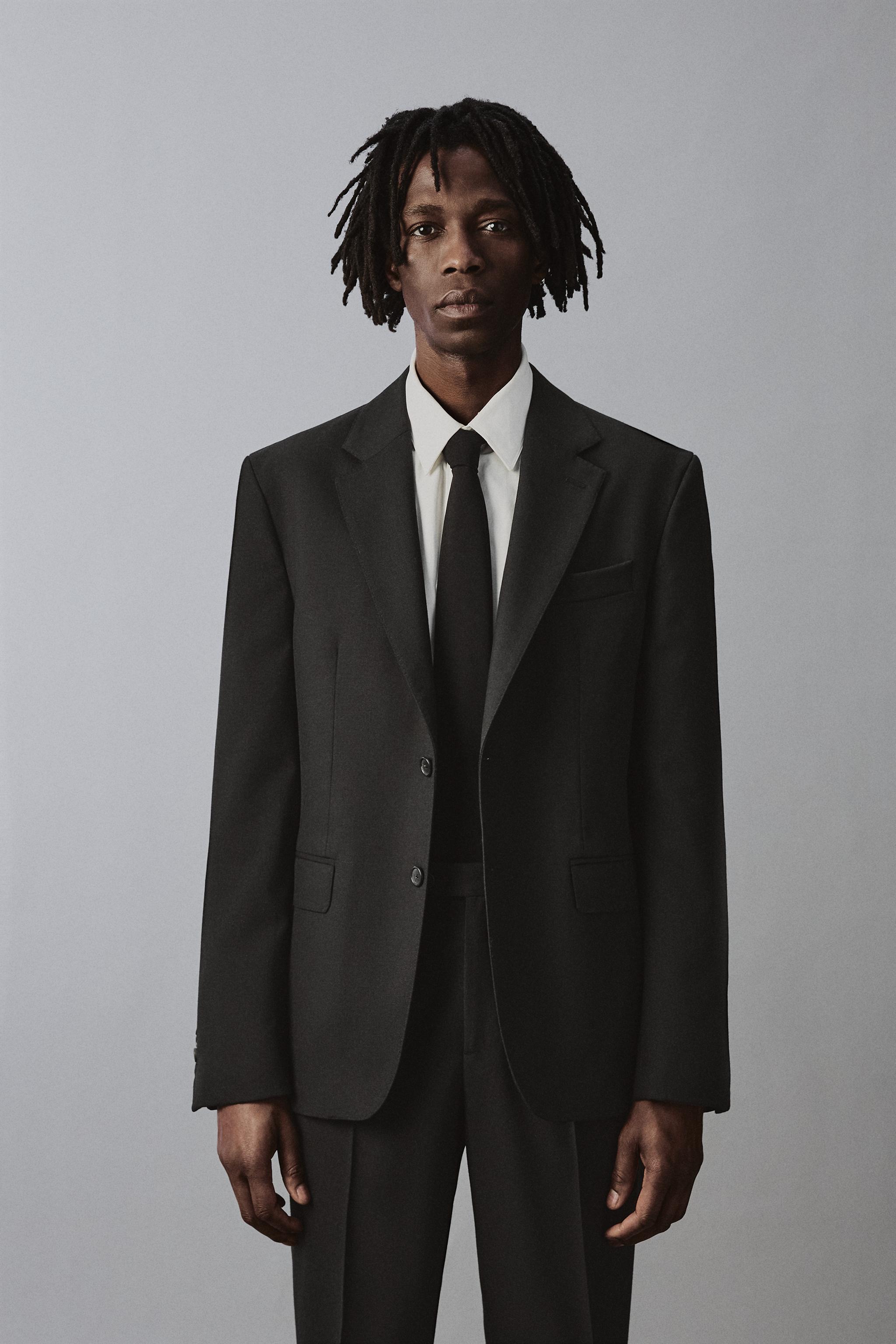 100% WOOL SUIT BLAZER