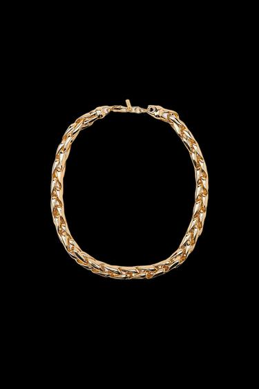 Zara METAL CHAIN NECKLACE - Golden