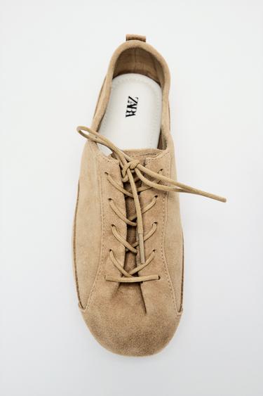 BLUCHER PIEL - Marrón de Zara