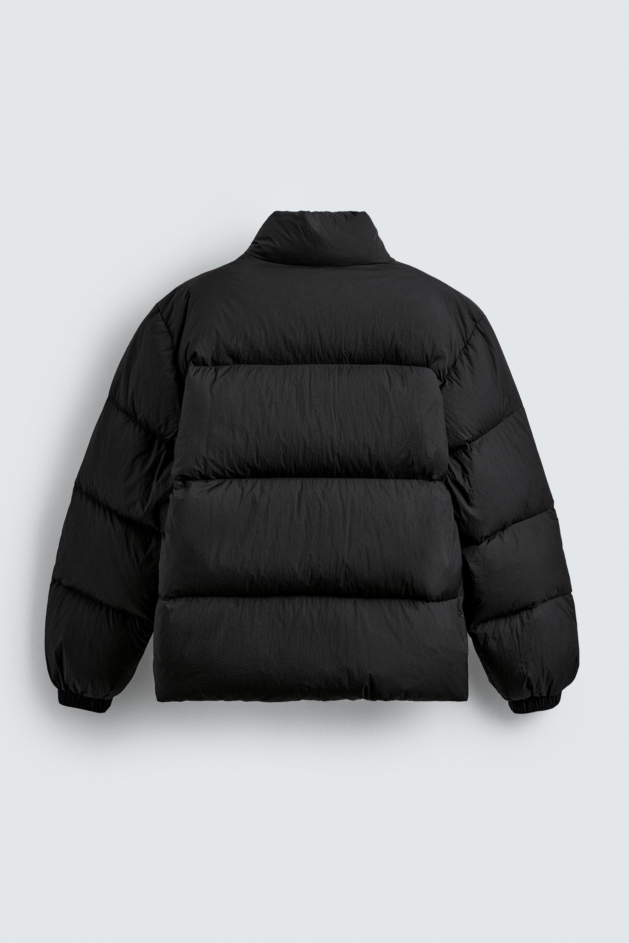 100%フェザーダウンジャケット - ミディアムグリーン | ZARA Japan / 日本