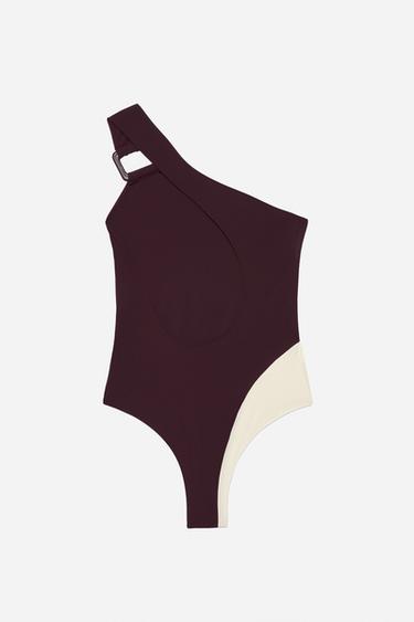 MAILLOT DE BAIN ASYMÉTRIQUE ANNEAU – THE ITEM ZARA WOMAN - Vin de Zara - Image 5