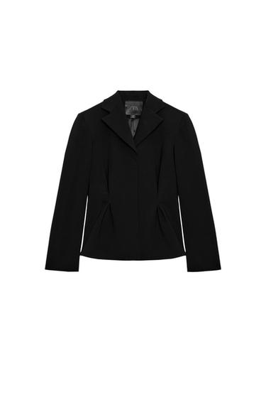 ZW COLLECTION TEXTURED PEPLUM BLAZER