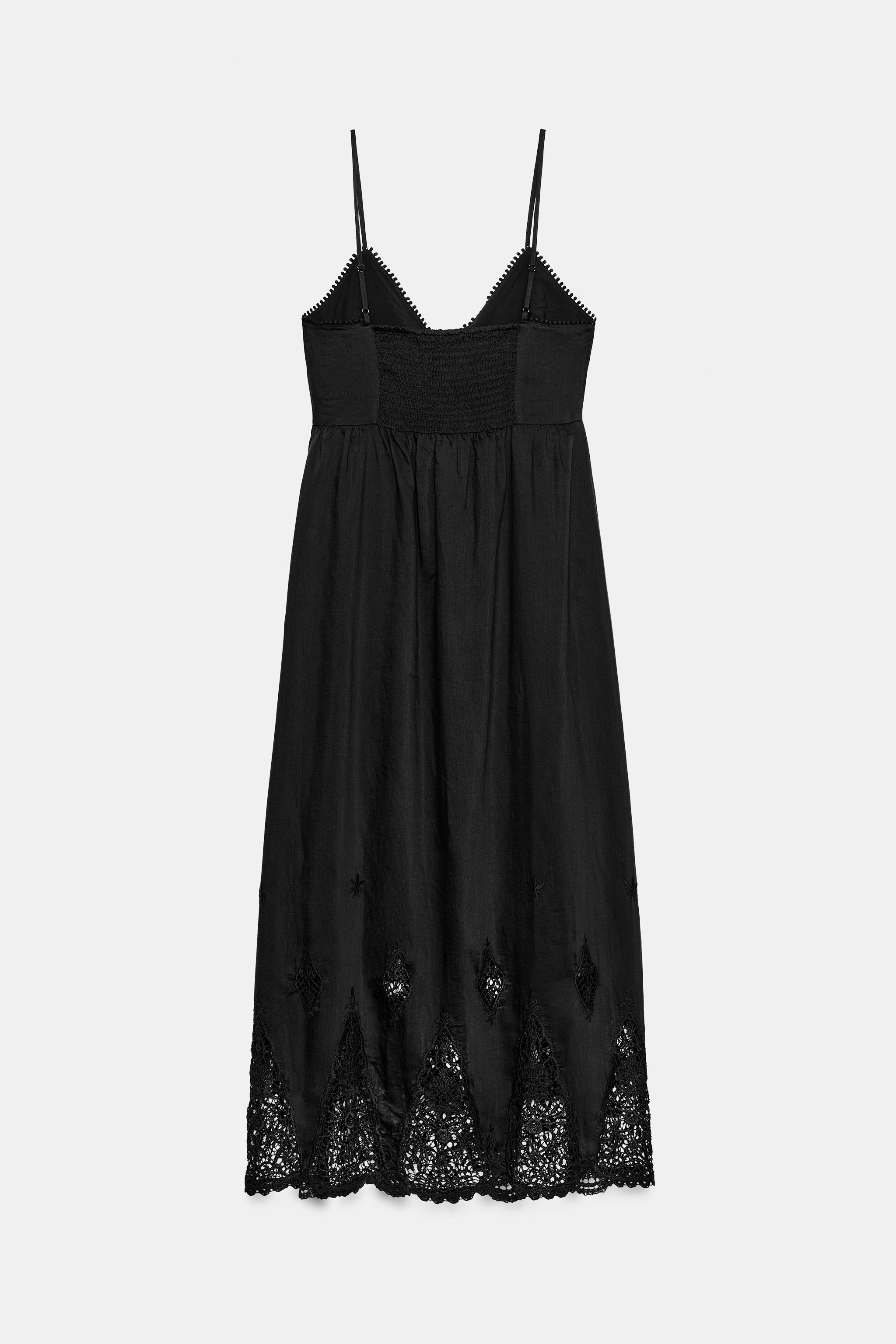 mac duggal pink embroidered flutter sleeve a-line dress Isabel Marant Etoile Paris. Dark Navy Viscose Semi-Sheer Long Sleeve  Pleated Embroidered Shift Dress main image 0