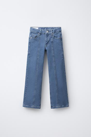 JEANS BOOTCUT NERVIO - Azul de Zara
