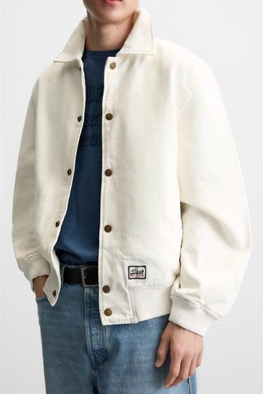 BOMBER JACKET - Ecru by Zara - Image 4