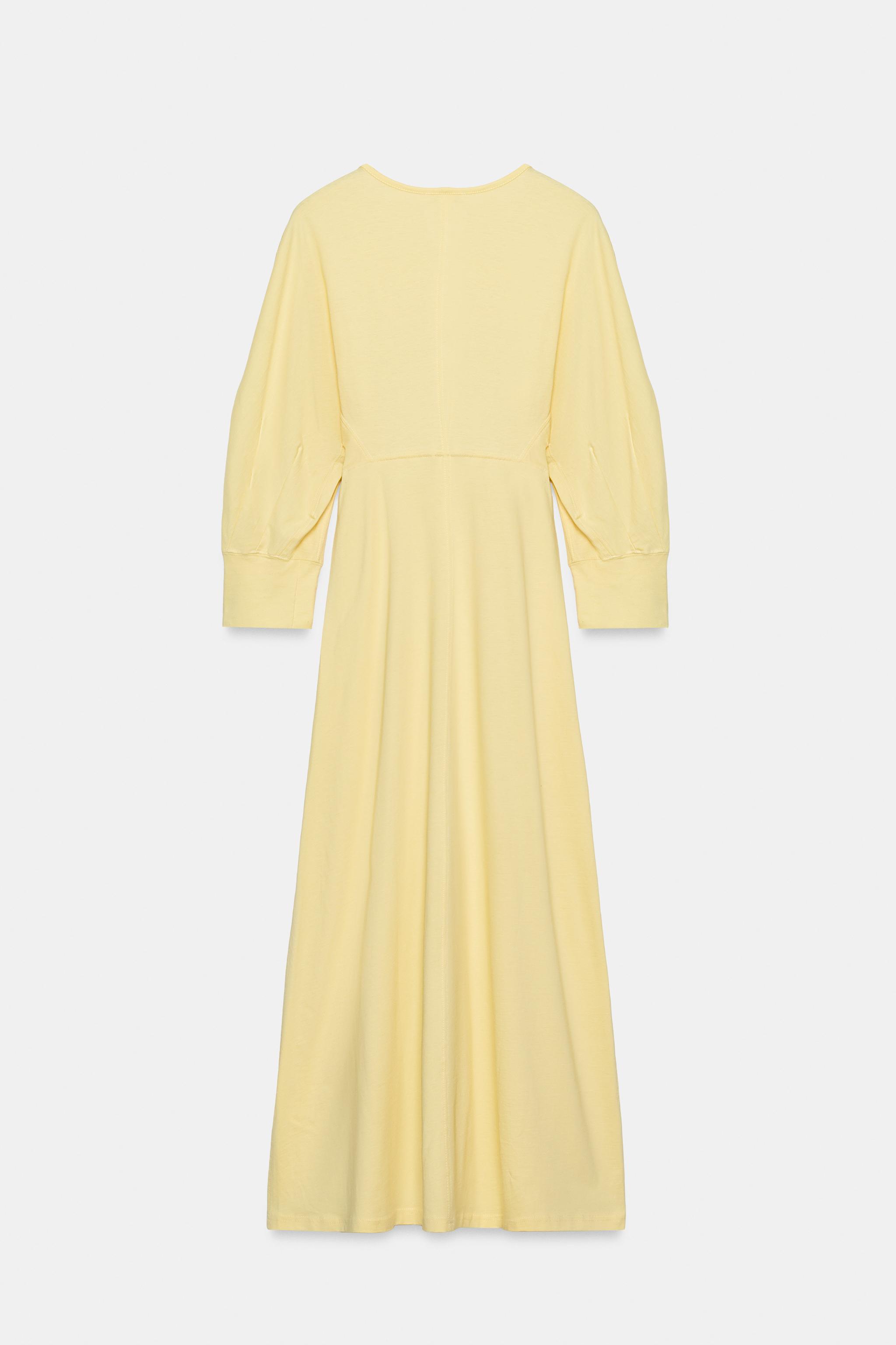 BUTTONED MIDI DRESS