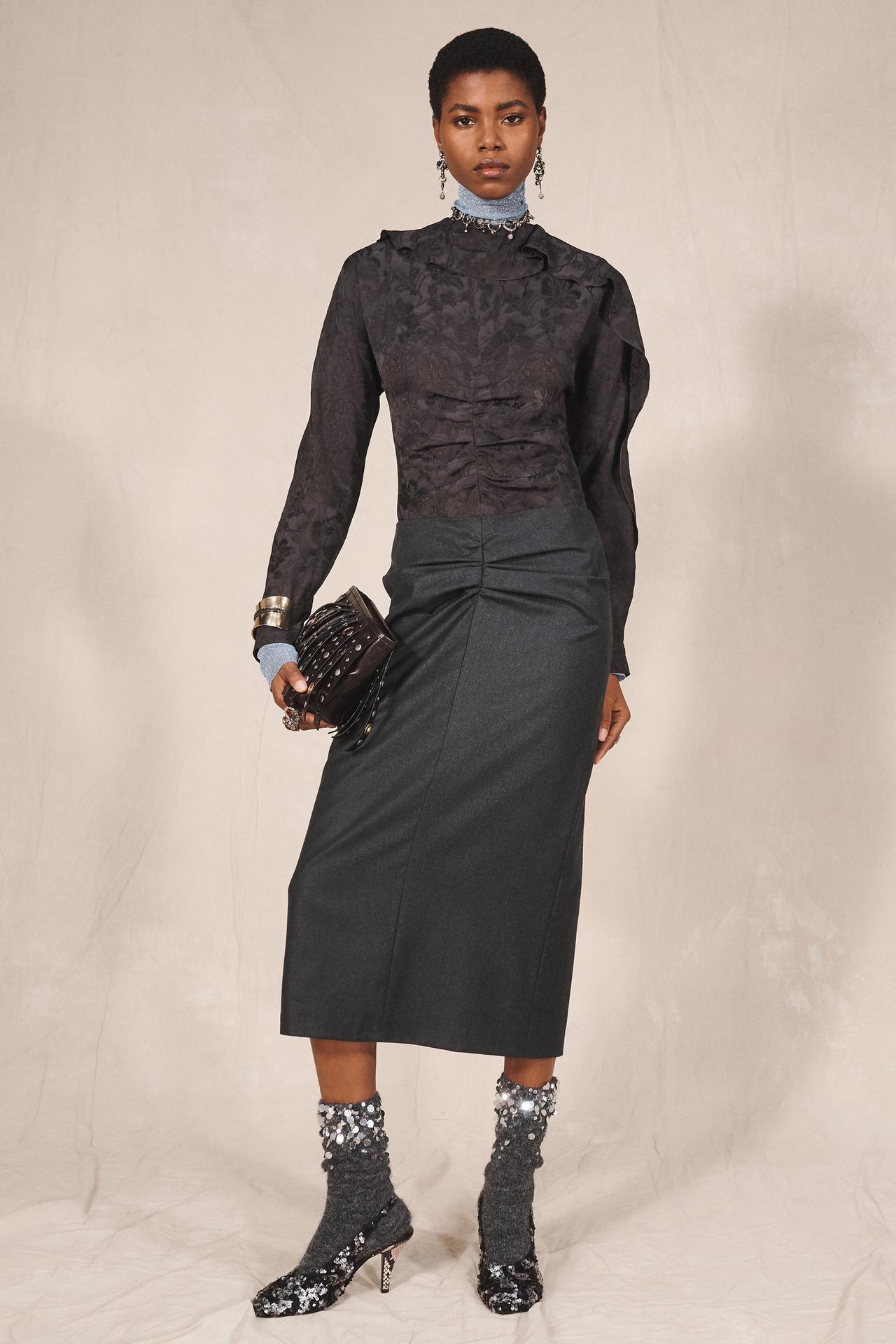 LIMITED EDITION JACQUARD COMBINED DRESS