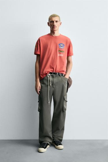 MOTOR GRAPHICS T-SHIRT - Reddish by Zara - Image 0