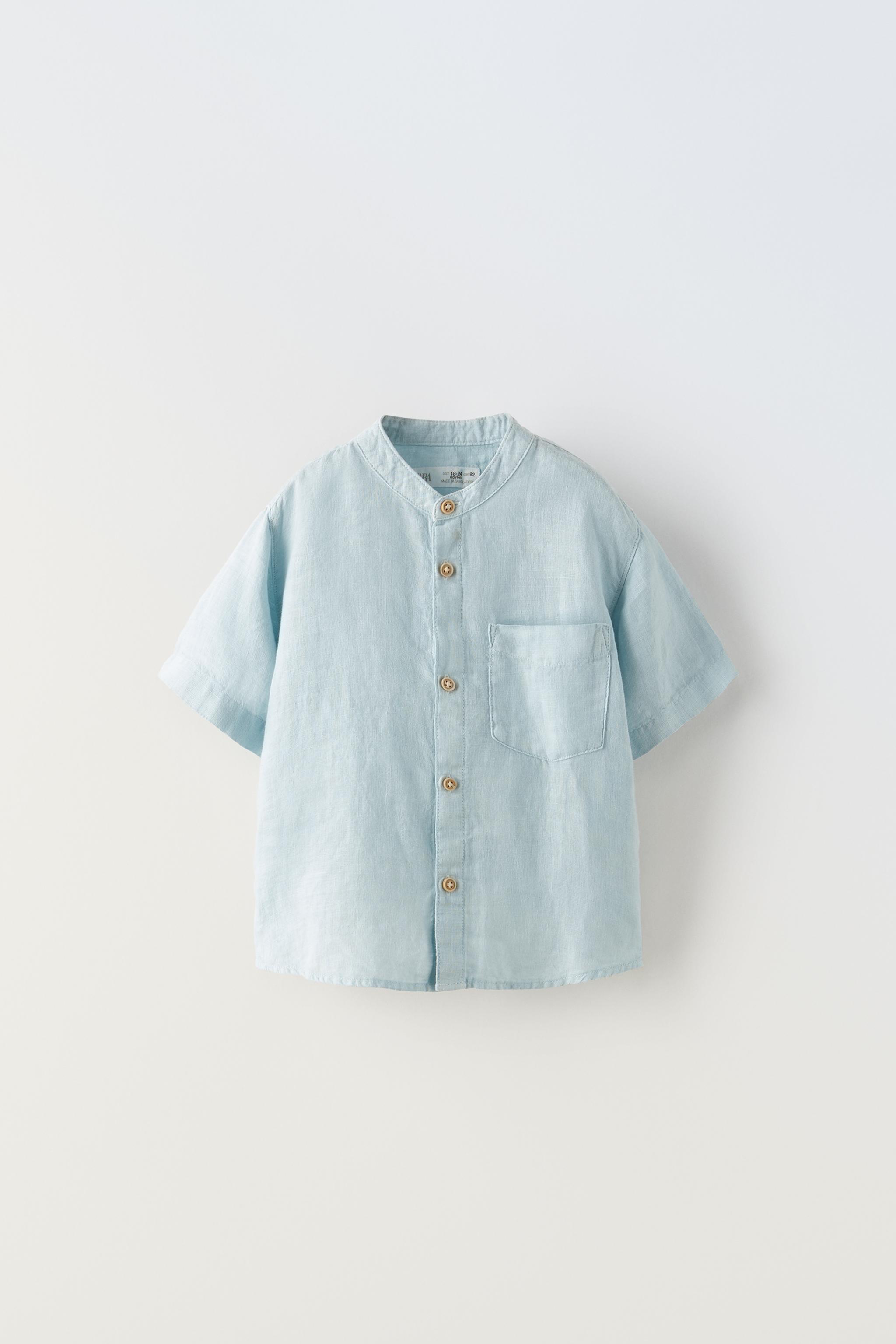 Zara + BASIC LINEN SHIRT