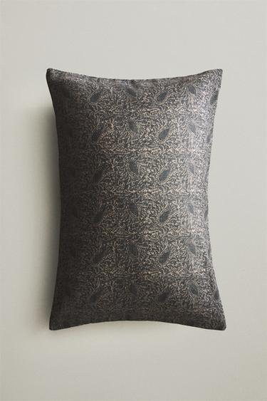 Zara PAISLEY PRINT CUSHION COVER - Blue