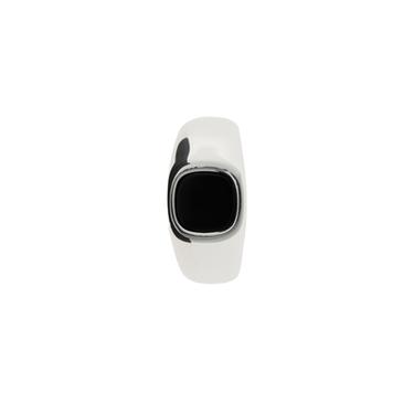 Zara STONE SIGNET RING - Silver