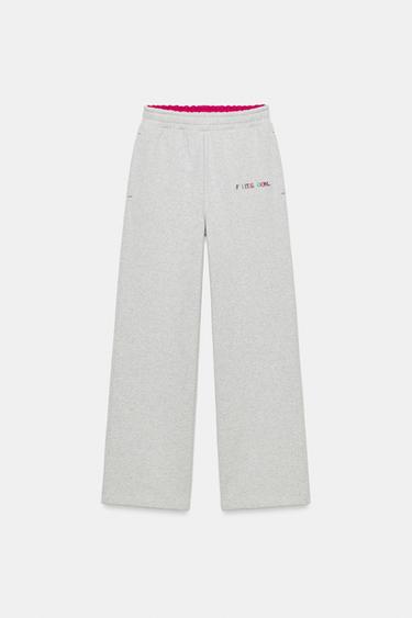 FRUIT OF THE LOOM™ JOGGER PANTS — Gray marl 2