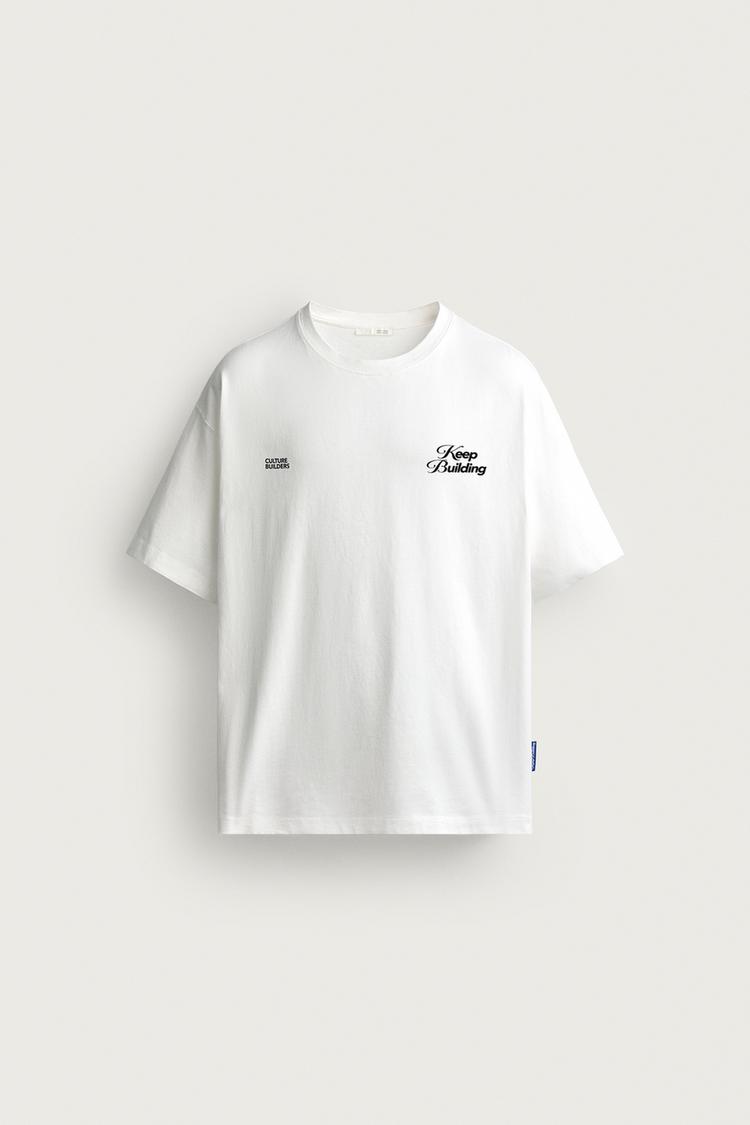 Camiseta relaxed fit estampado dados