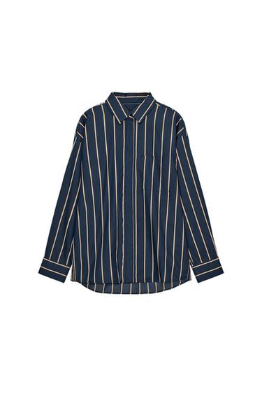 ZW COLLECTION STRIPED POPLIN SHIRT - striped by Zara