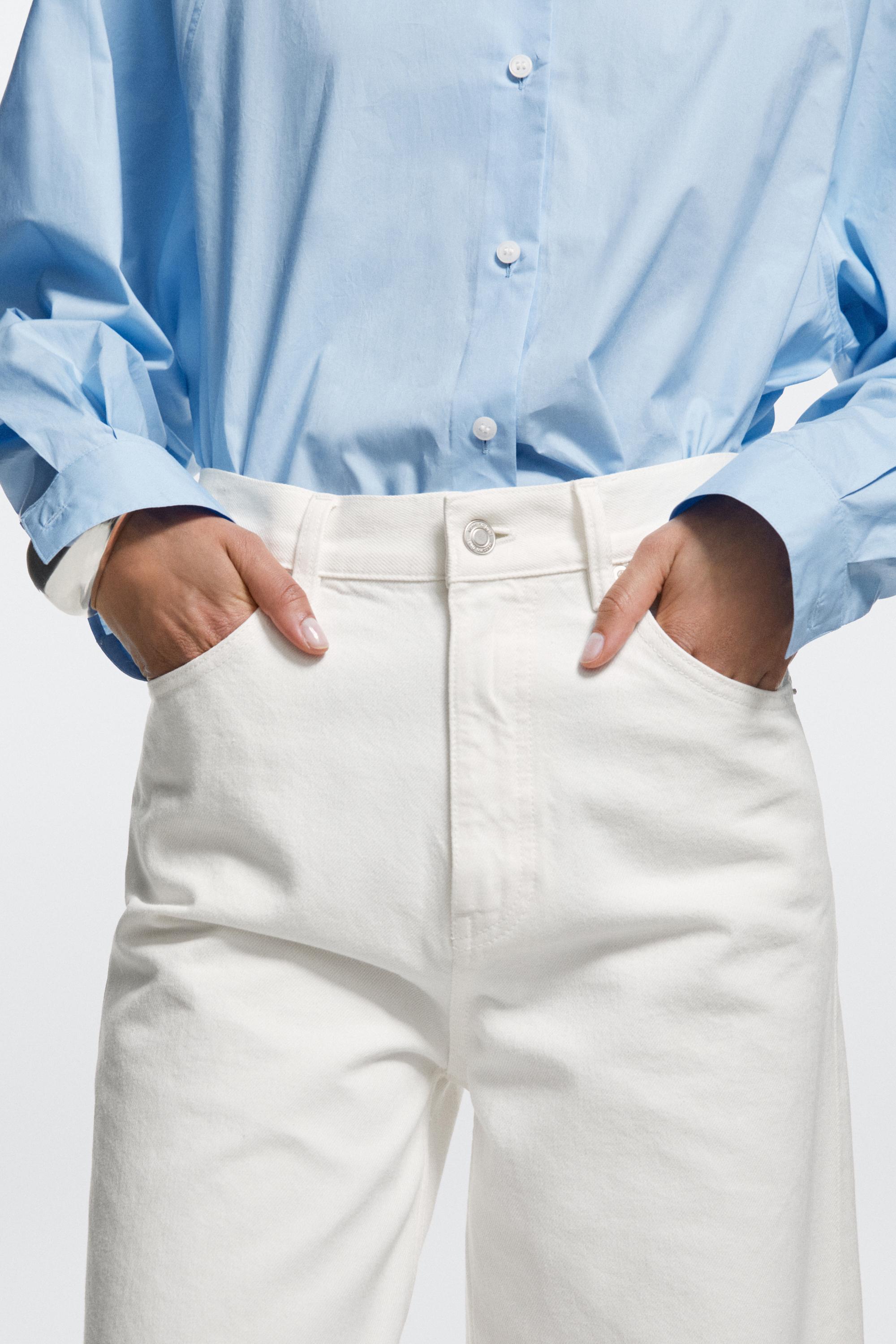 Jean straight taille basse