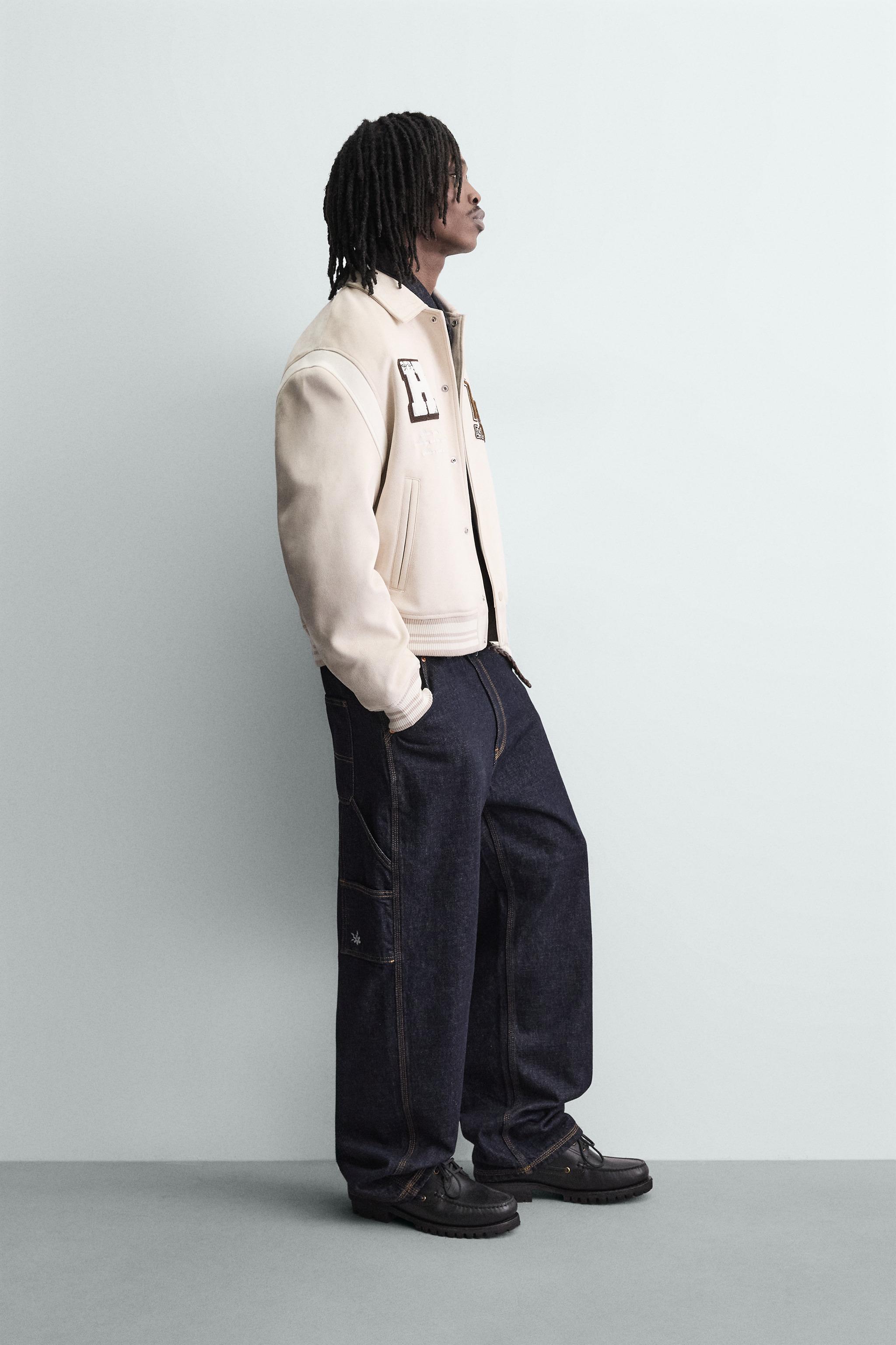 FAUX SUEDE BOMBER JACKET