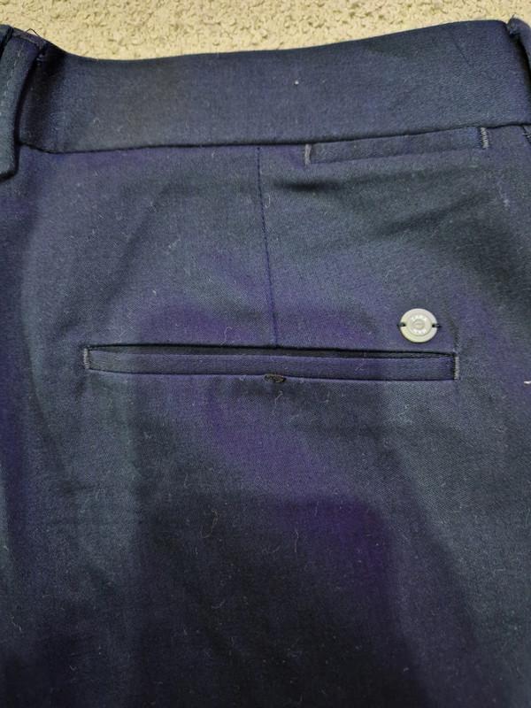 NAVY BLUE SMART TROUSERS - Image 4