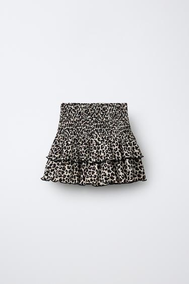 ANIMAL PRINT BERMUDA SKORT - Leopard by Zara - Image 1