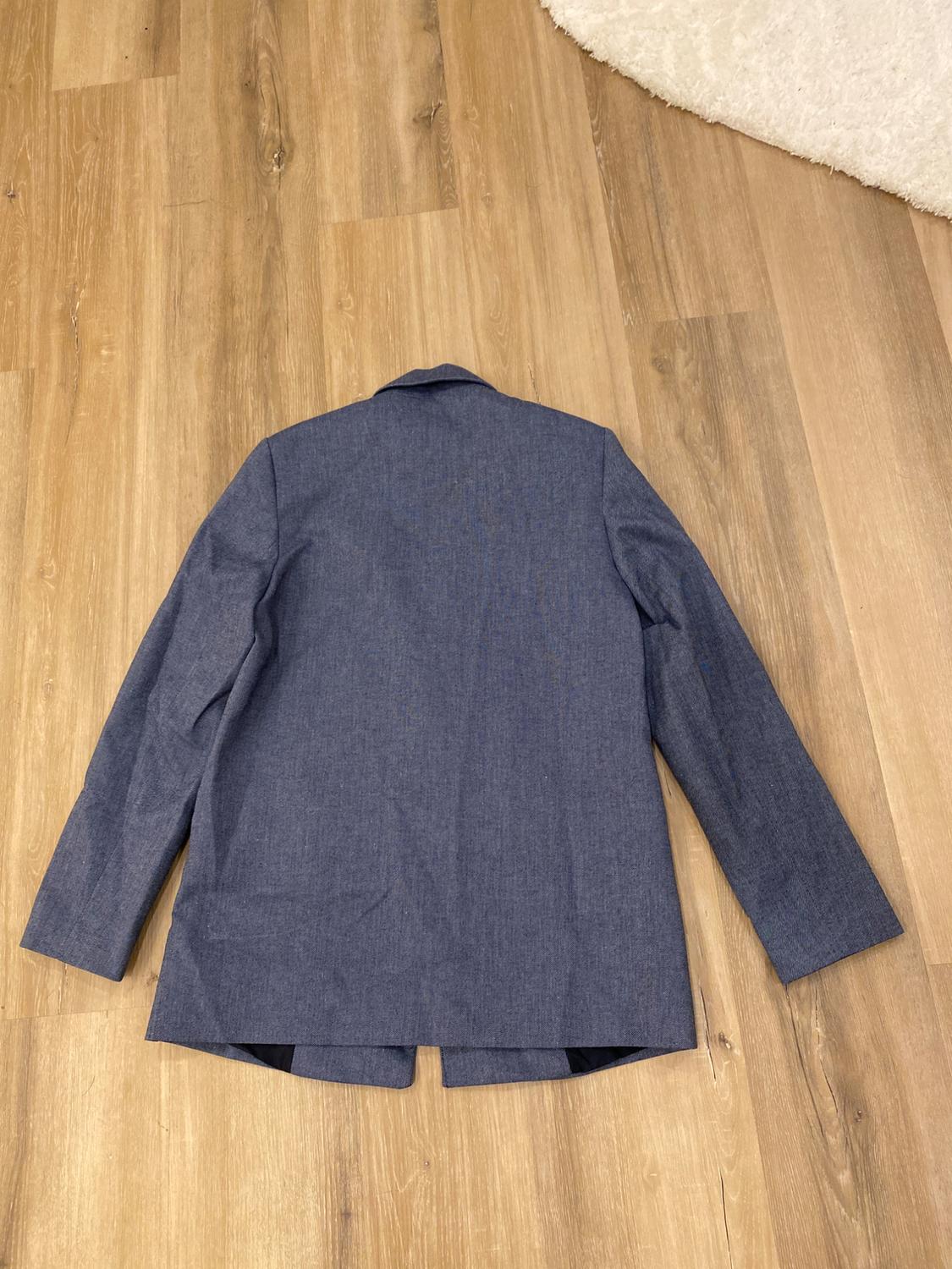 STRAIGHT CUT SHOULDER PAD BLAZER - Image 3