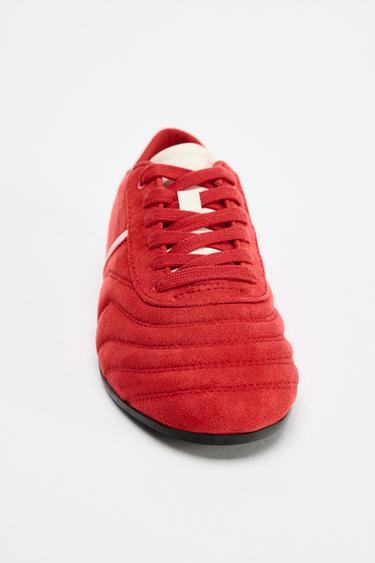 PADDED RUNNING TRAINERS - Red by Zara - Image 3