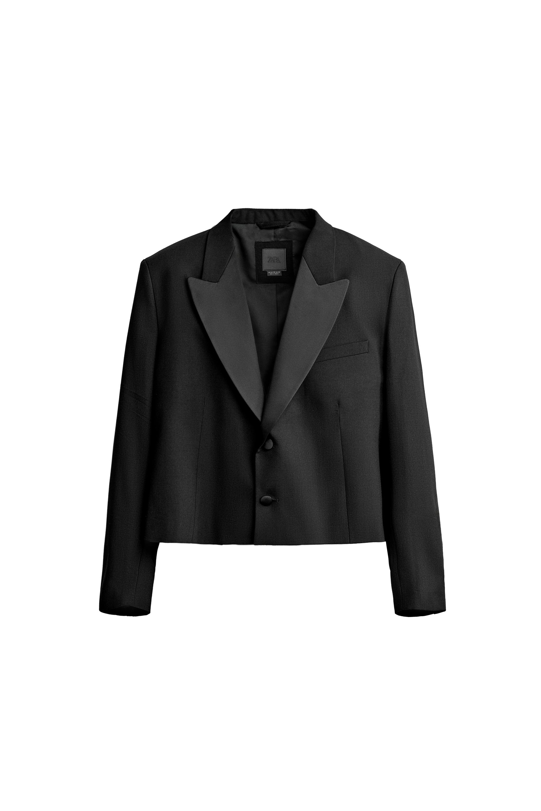 BLAZER CROPPED FIT TRAJE SMOKING