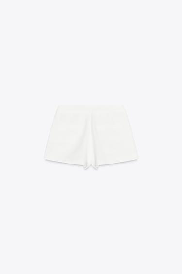 SHORT MINI - Écru de Zara - Image 5