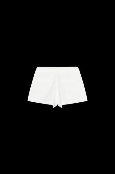 MINI SHORTS - Ecru by Zara