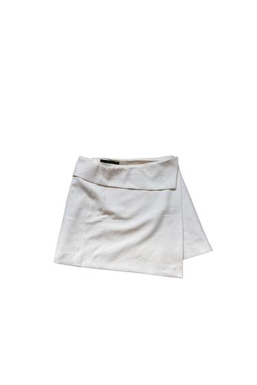 ZARA BASIC WHITE MINI SKIRT