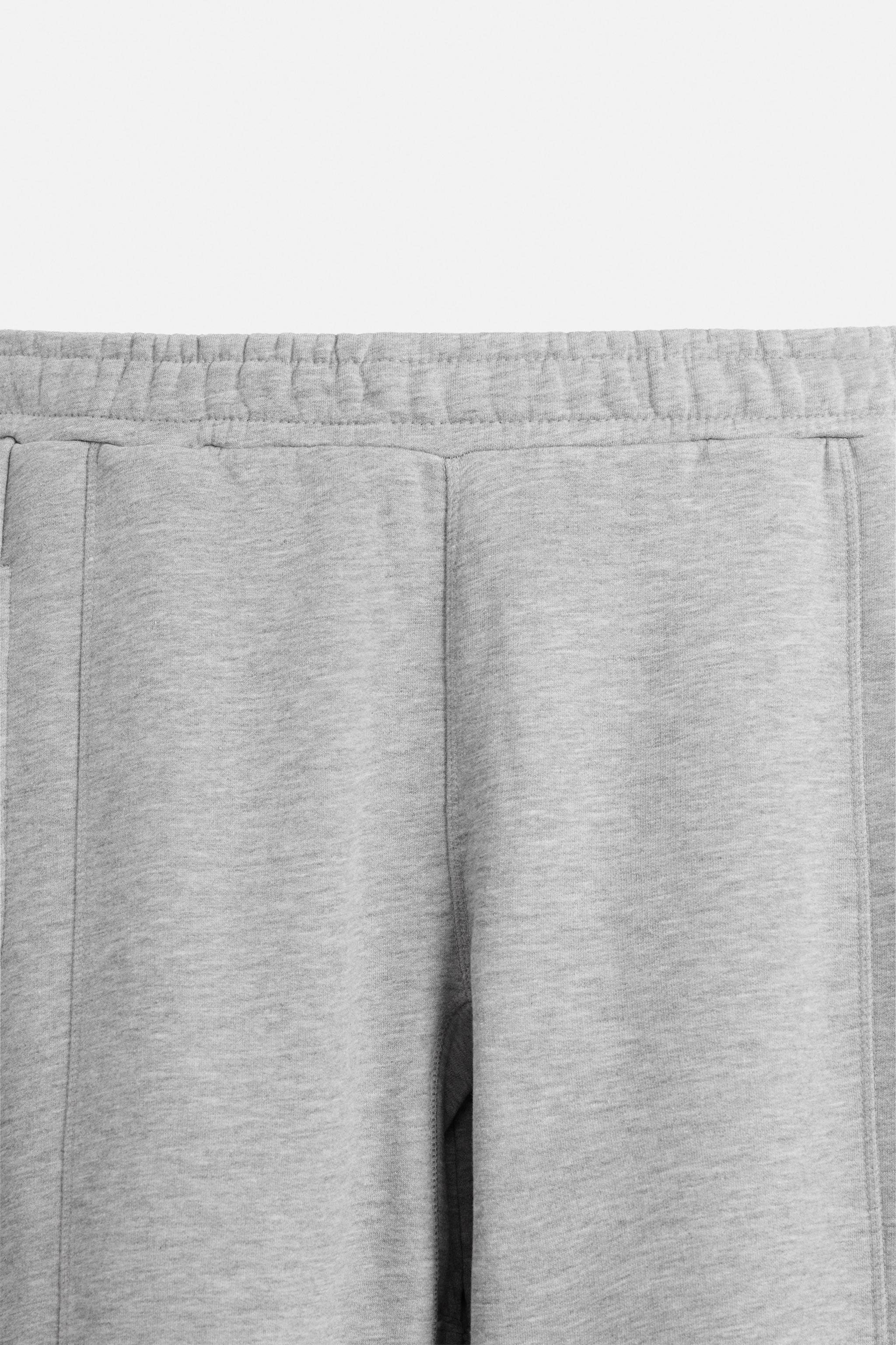 RELAXED FIT JOGGER PANTS - Gray marl | ZARA United States